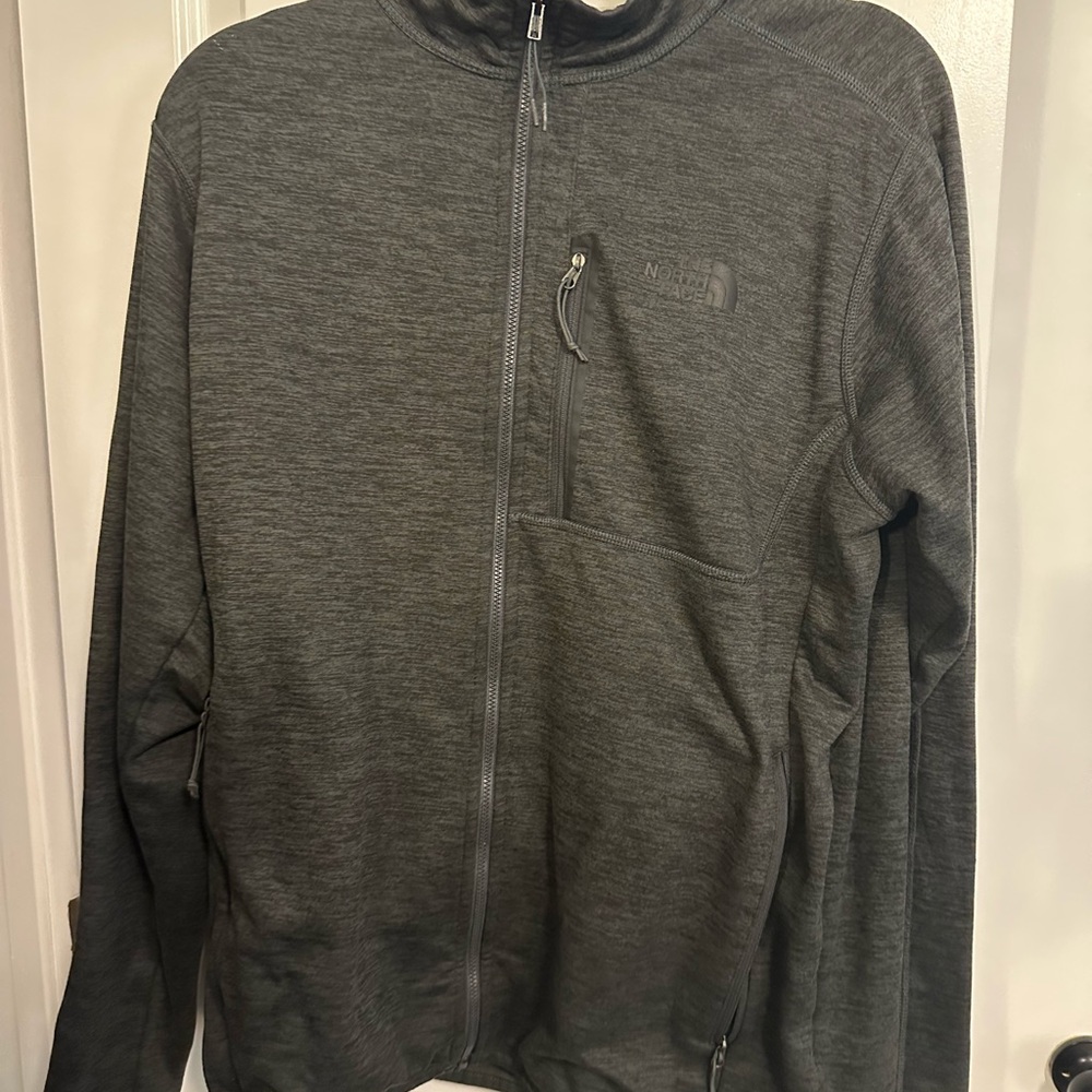 The North Face Men's Charcoal Zip-Up Sweater